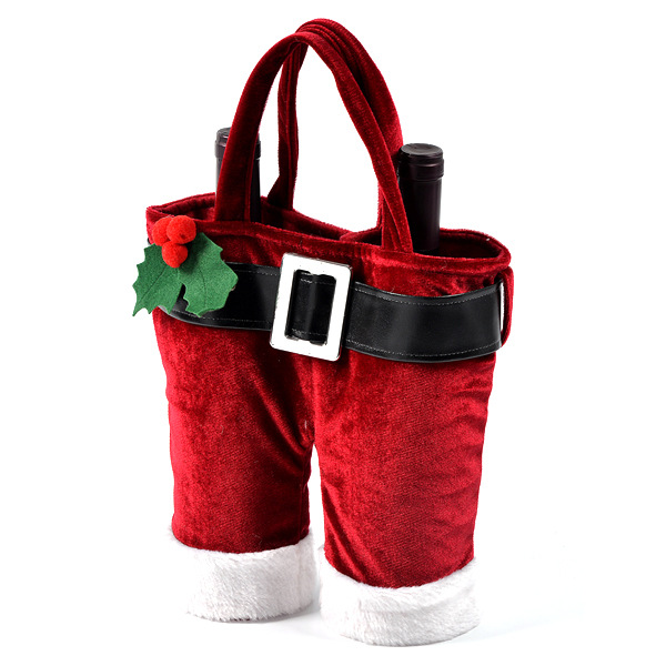 P162595 Christmas wine bag