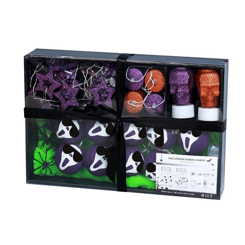 P162139  Halloween light & hanging deco set
