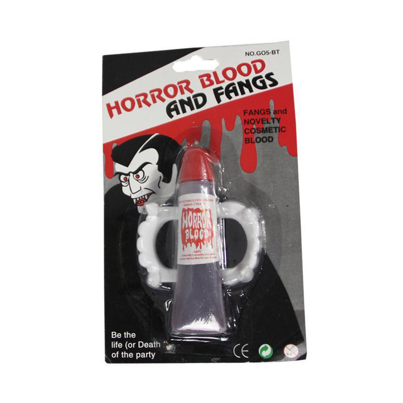 P162165 Horror blood and fangs