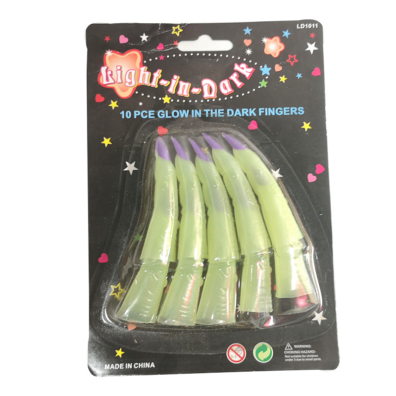 P162167 10pcs glow in the dark fingers