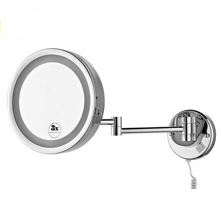 P136540 Wall-hanging retractable bathroom mirror 