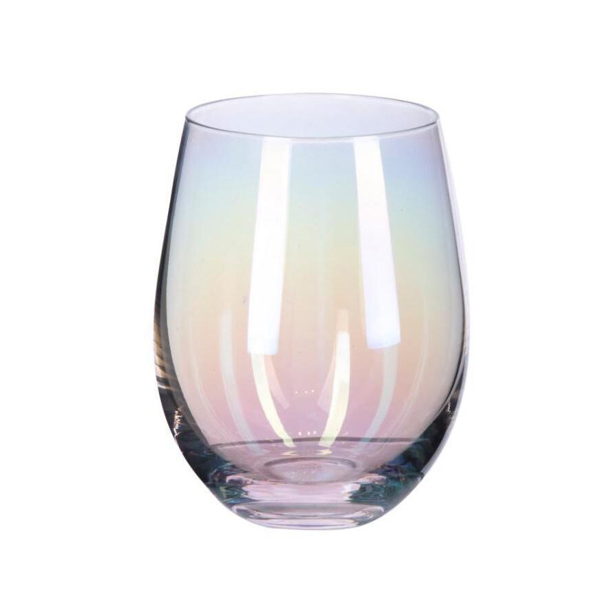 P112119 Lustre Egg Shaped Tumbler     
