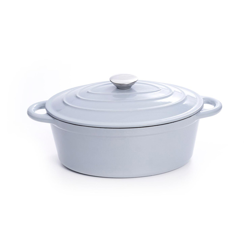 P119745 Cast Iron Oval pot   